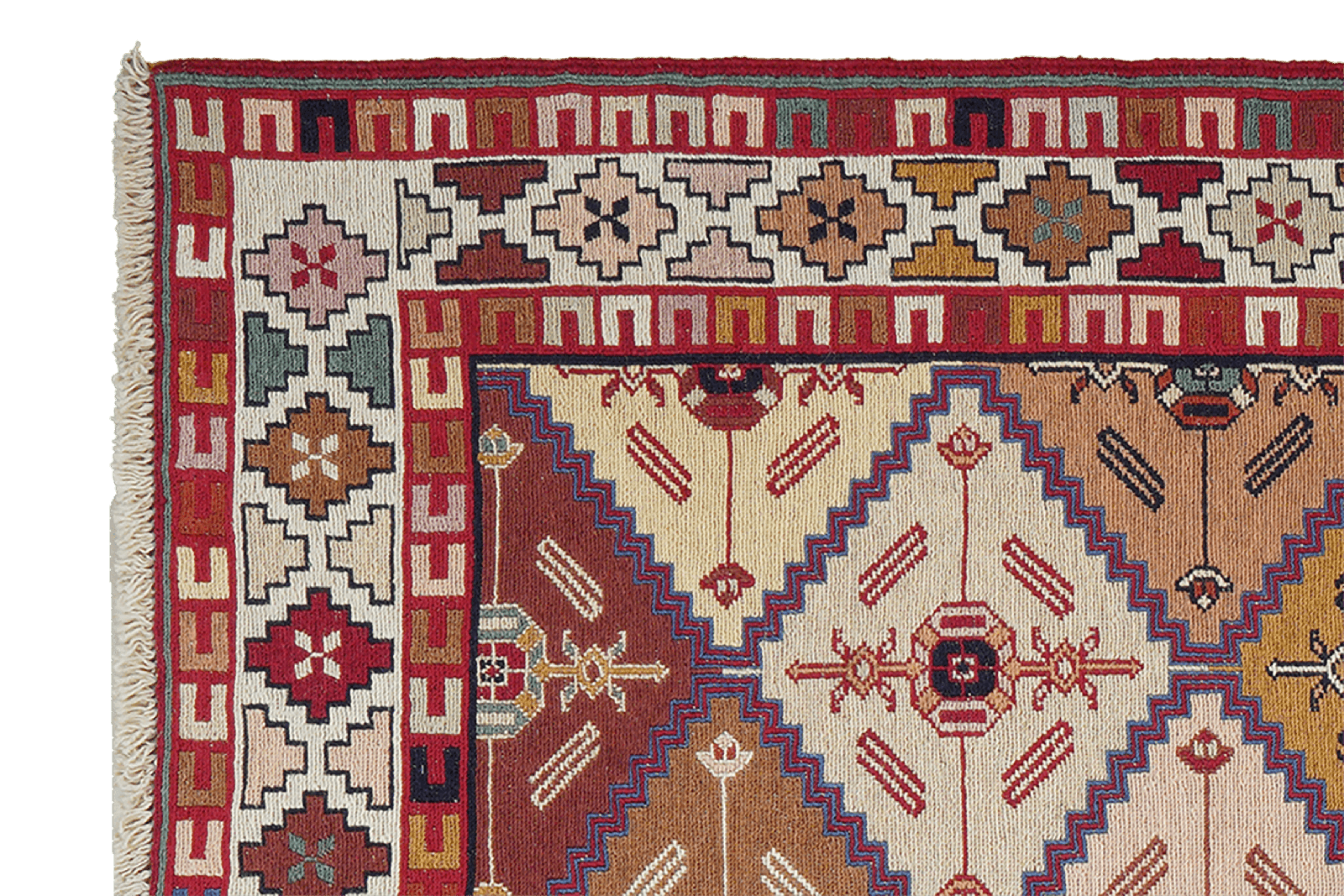 Sumak Shahsavan — Handmade, 108x151 cm, Multicolor, 100% Virgin Wool | View 3