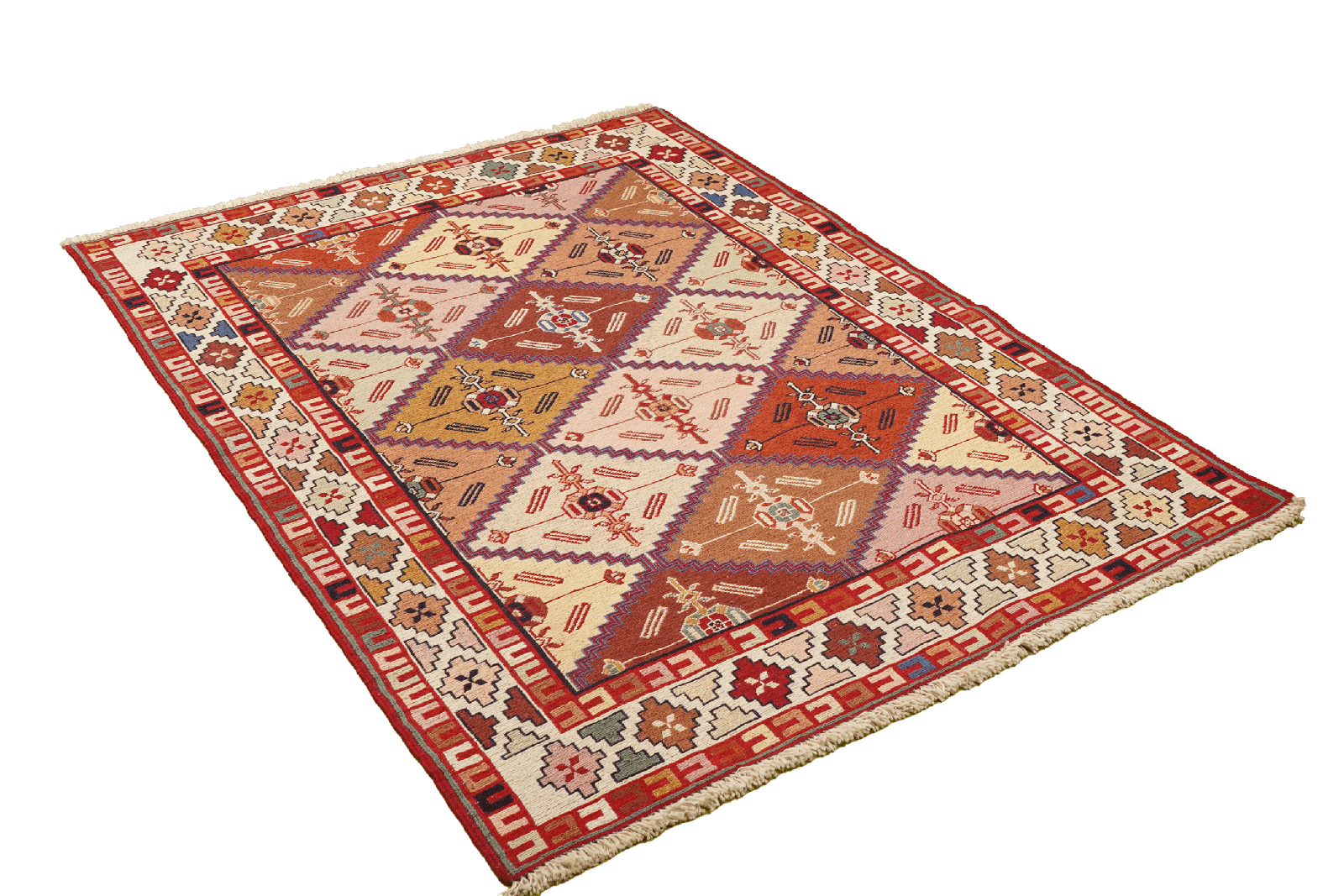 Sumak Shahsavan — Handmade, 108x151 cm, Multicolor, 100% Virgin Wool | View 4