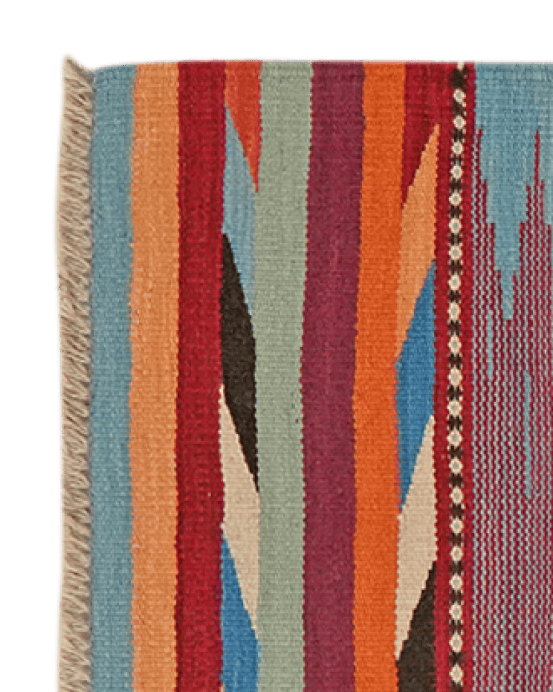 Kelim Gashgai — Handmade, 67x203 cm, Multicolor, 100% Virgin Wool | View 3
