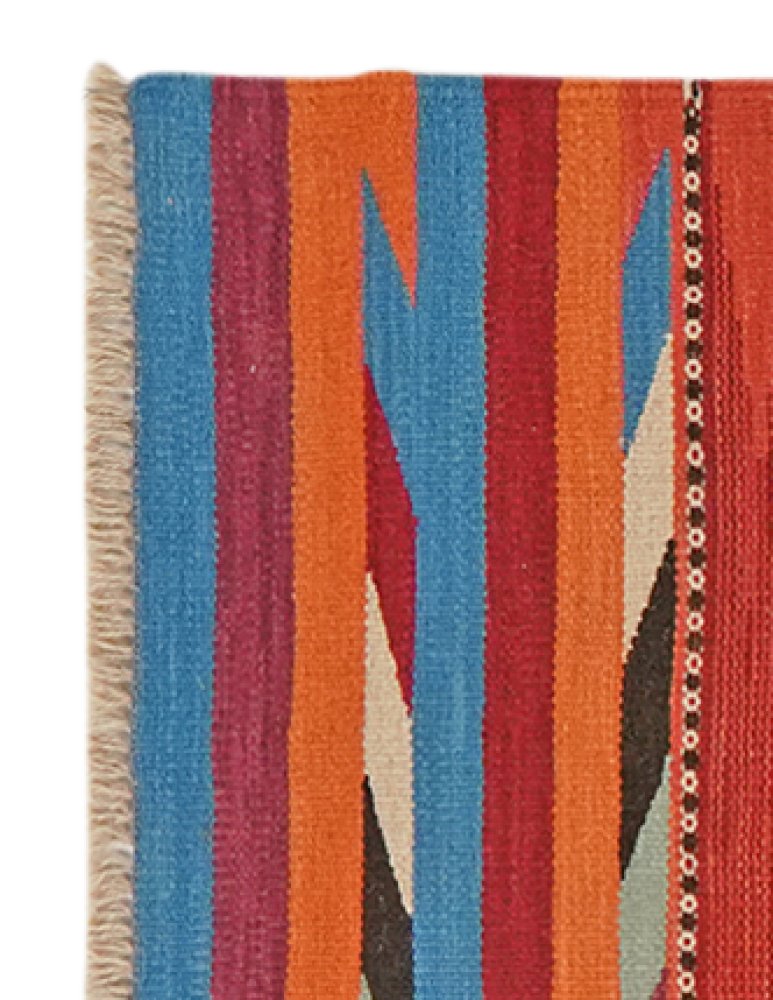 Kelim Gashgai — Handmade, 68x200 cm, Multicolor, 100% Virgin Wool | View 3