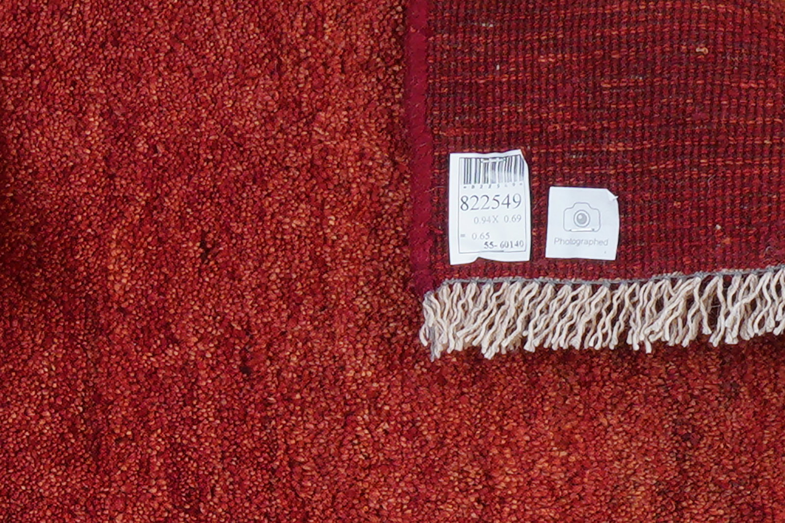 Gabbeh — Handgefertigt, 94x69 cm, Rot, 100% Virgin Wool | View 7