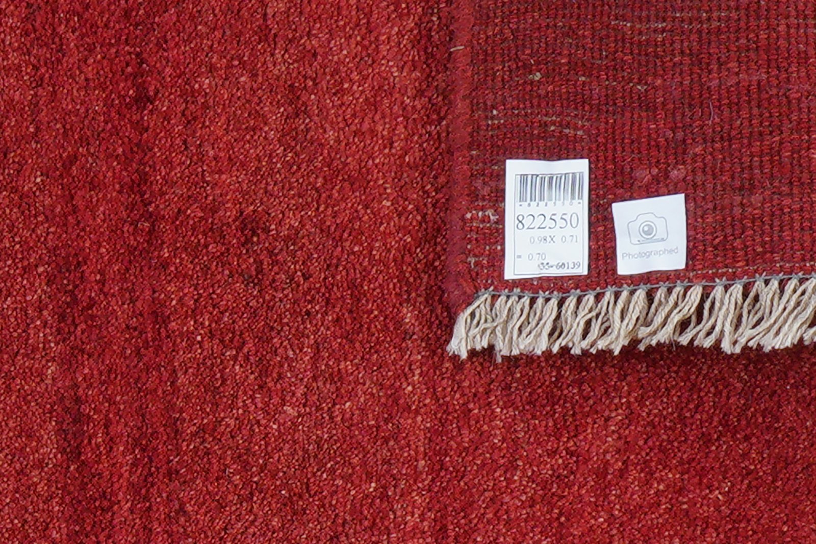 Gabbeh — Hand-knotted, 71x98 cm, Red, 100% Virgin Wool | View 6