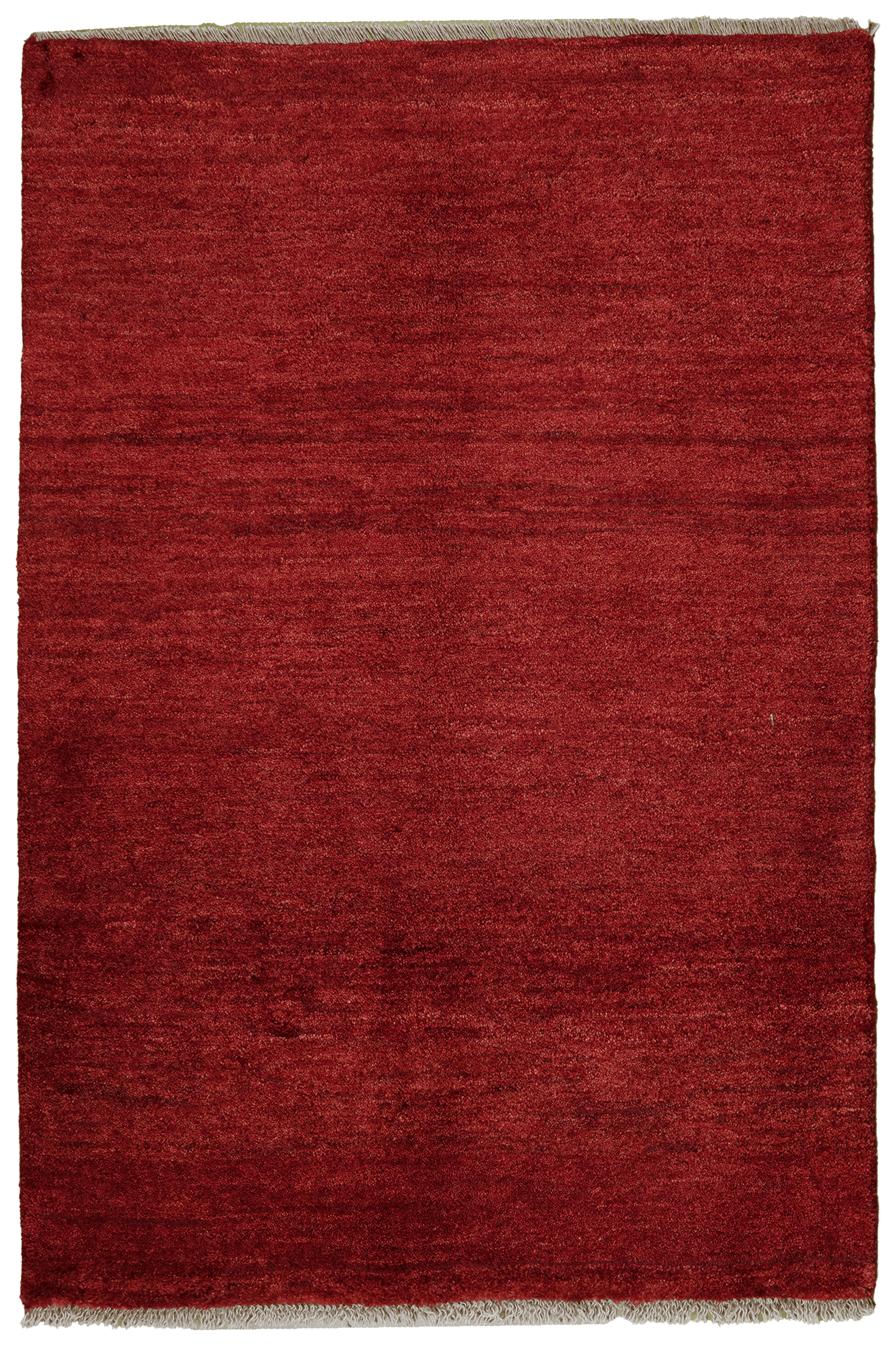 Gabbeh — Hand-knotted, 101x149 cm, Red, 100% Virgin Wool | Main view