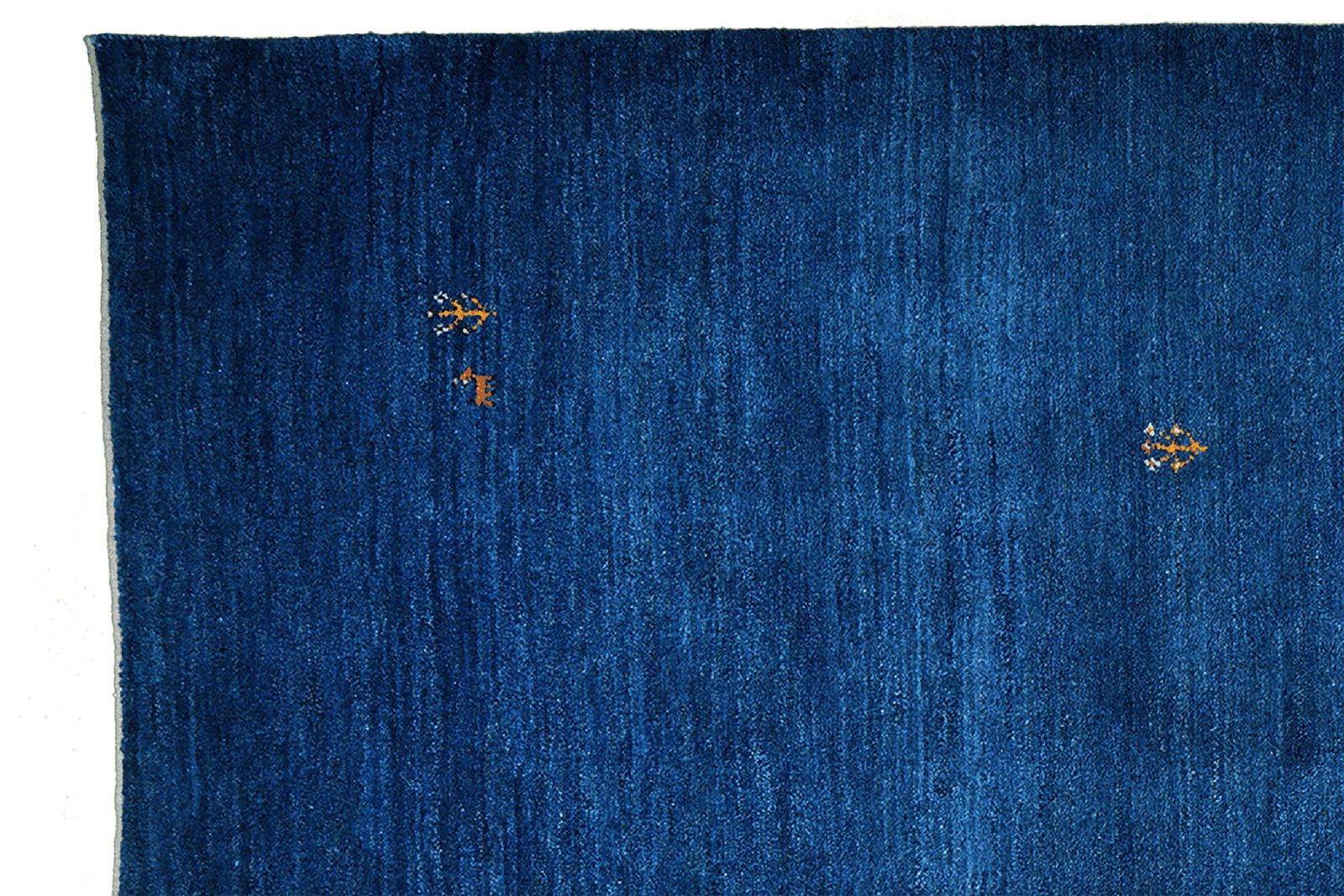 Gabbeh — Hand-knotted, 205x295 cm, Blue, 100% Virgin Wool | View 3