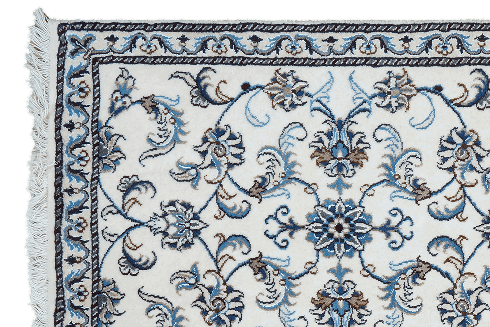 Nain 12La — Handgefertigt, 196x78 cm, Beige, 100% Virgin Wool | View 4