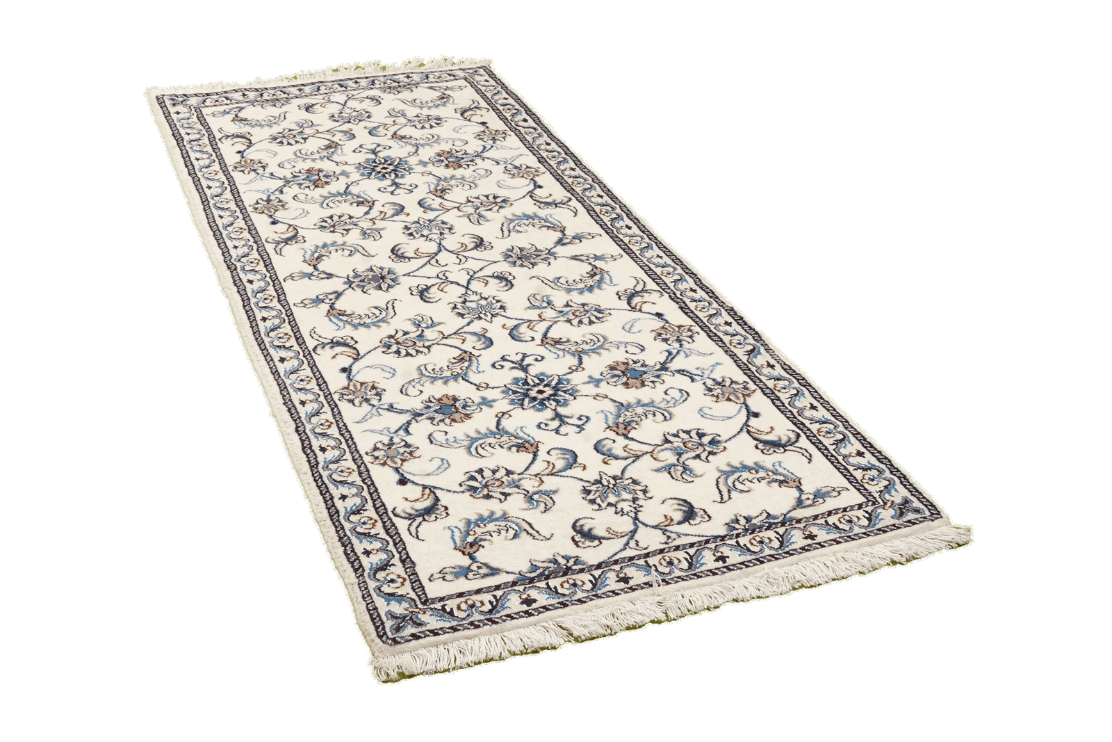 Nain 12La — Handgefertigt, 196x78 cm, Beige, 100% Virgin Wool | View 5