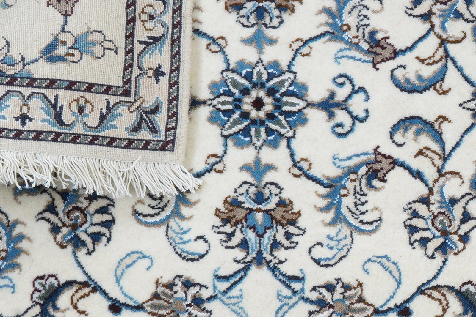 Nain 12La — Handgefertigt, 196x78 cm, Beige, 100% Virgin Wool | View 9