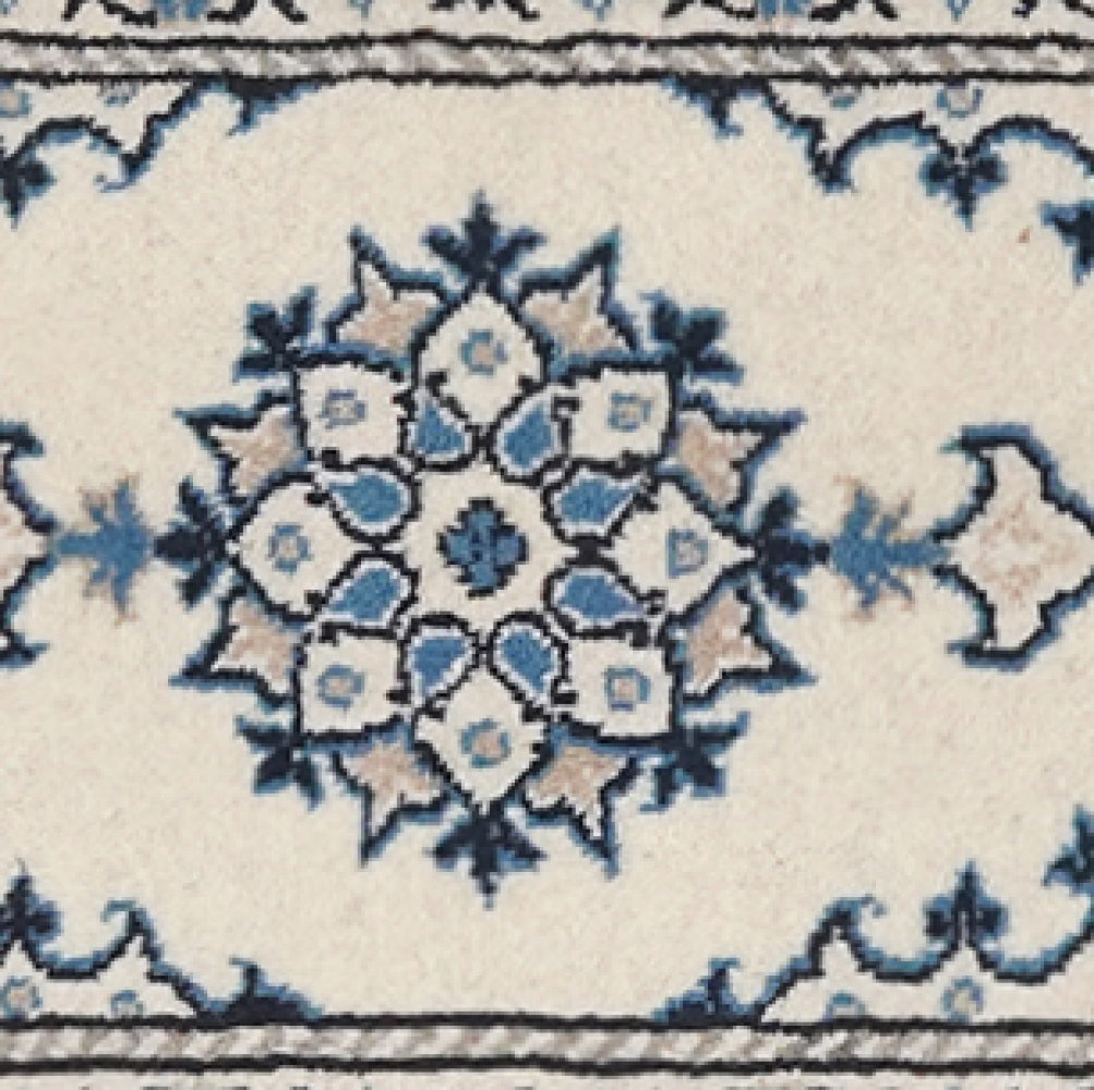 Nain 12La — Hand-knotted, 41x65 cm, Beige, 100% Virgin Wool | View 4