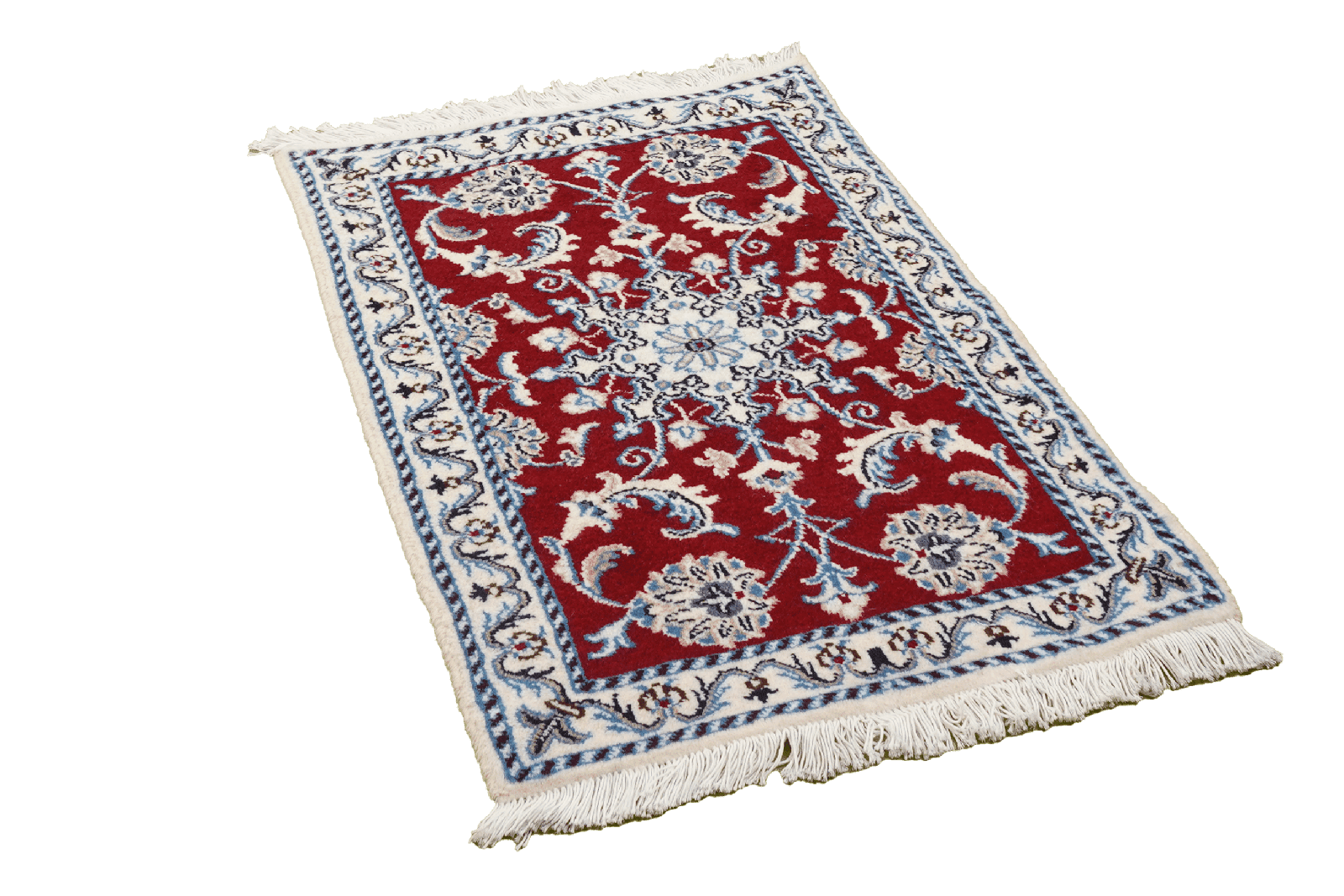 Nain 12La — Hand-knotted, 60x93 cm, Red, 100% Virgin Wool | View 5