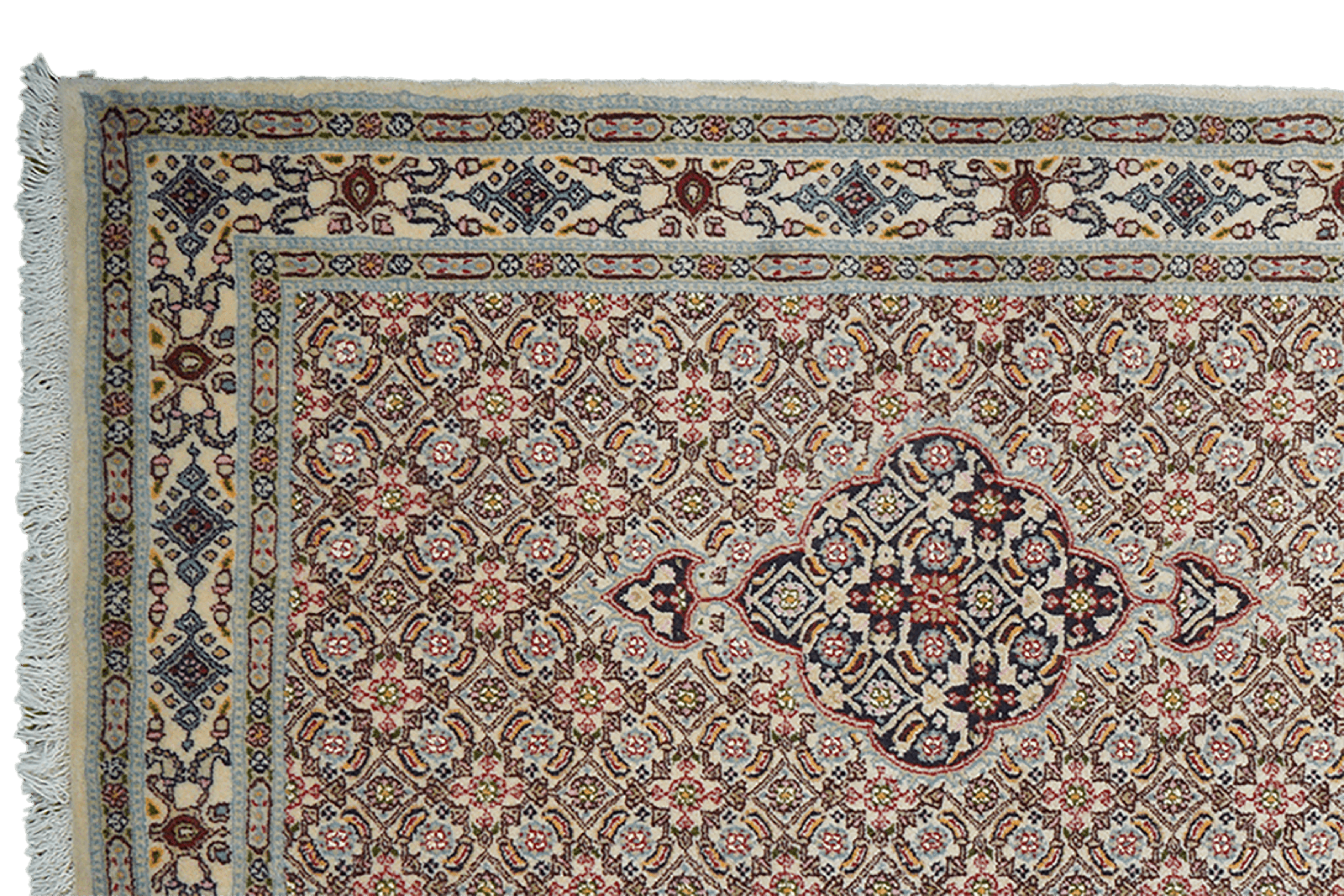 Moud Mahi — Hand-knotted, 80x296 cm, Beige, 100% Virgin Wool | View 3
