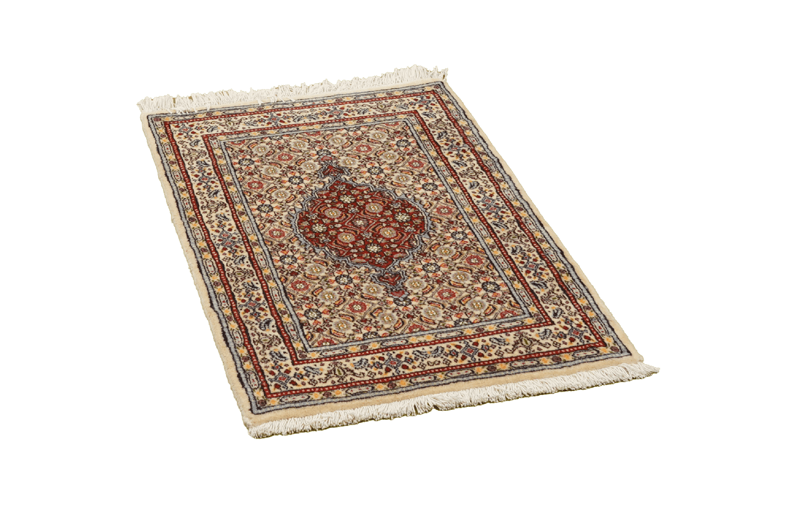 Moud Mahi — Hand-knotted, 58x87 cm, Beige, 100% Virgin Wool | View 4