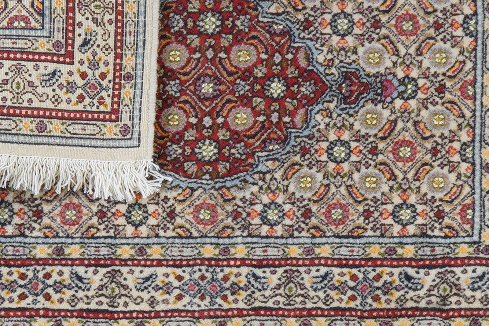 Moud Mahi — Hand-knotted, 58x87 cm, Beige, 100% Virgin Wool | View 6