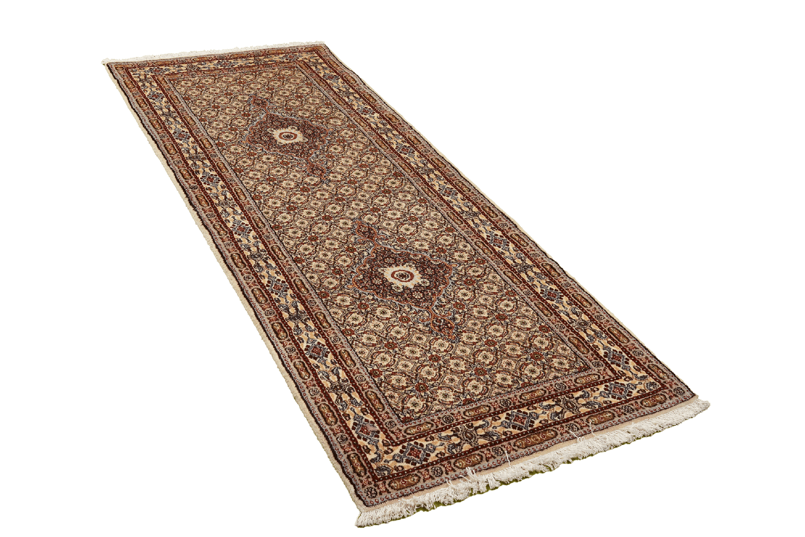 Moud Mahi — Hand-knotted, 78x200 cm, Brown, 100% Virgin Wool | View 4