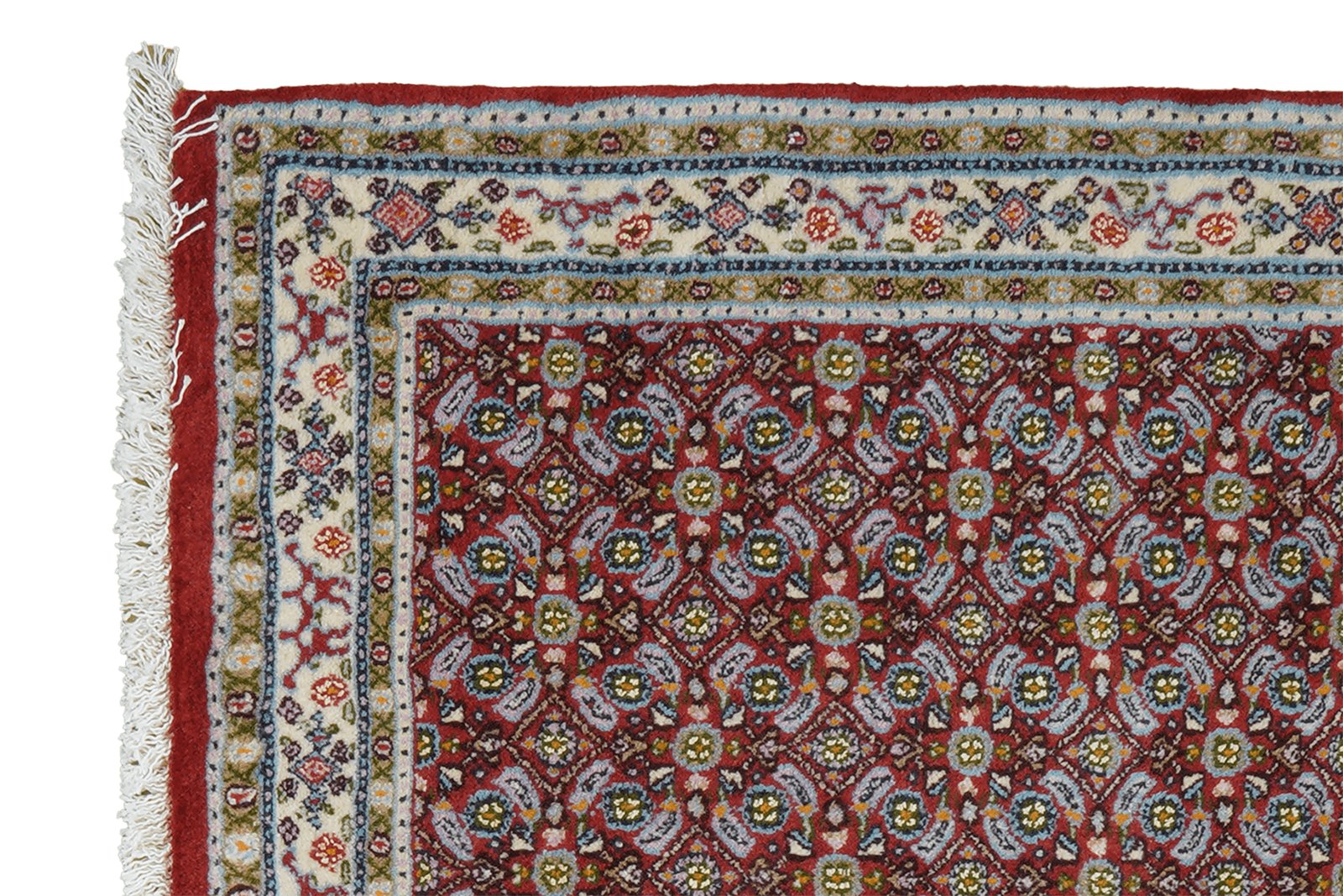 Moud Mahi — Hand-knotted, 61x88 cm, Red, 100% Virgin Wool | View 3