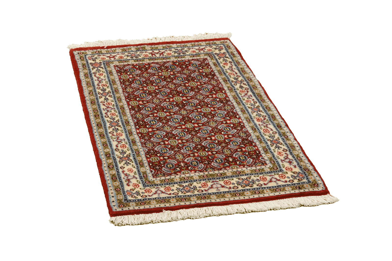 Moud Mahi — Hand-knotted, 61x88 cm, Red, 100% Virgin Wool | View 4