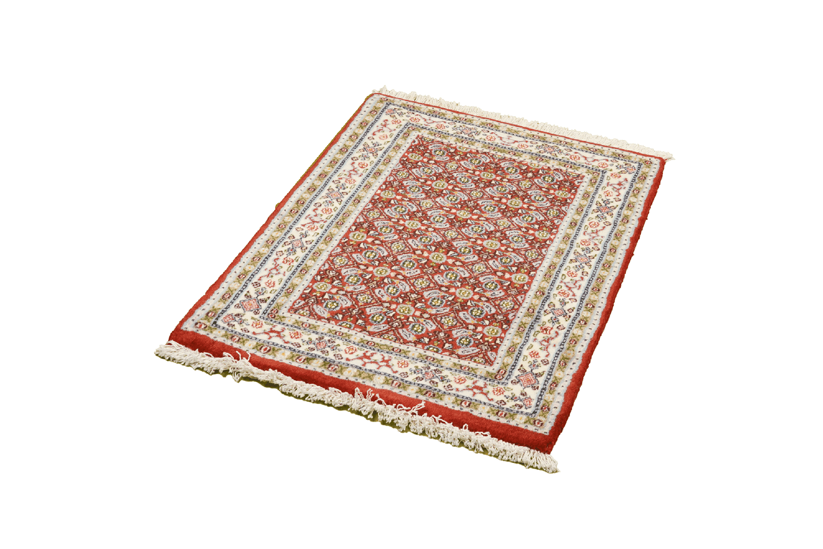 Moud Mahi — Hand-knotted, 61x88 cm, Red, 100% Virgin Wool | View 5