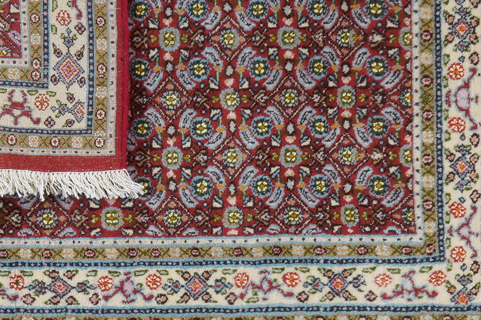 Moud Mahi — Hand-knotted, 61x88 cm, Red, 100% Virgin Wool | View 7