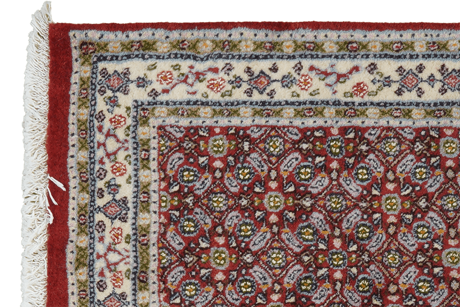 Moud Mahi — Hand-knotted, 58x86 cm, Red, 100% Virgin Wool | View 3