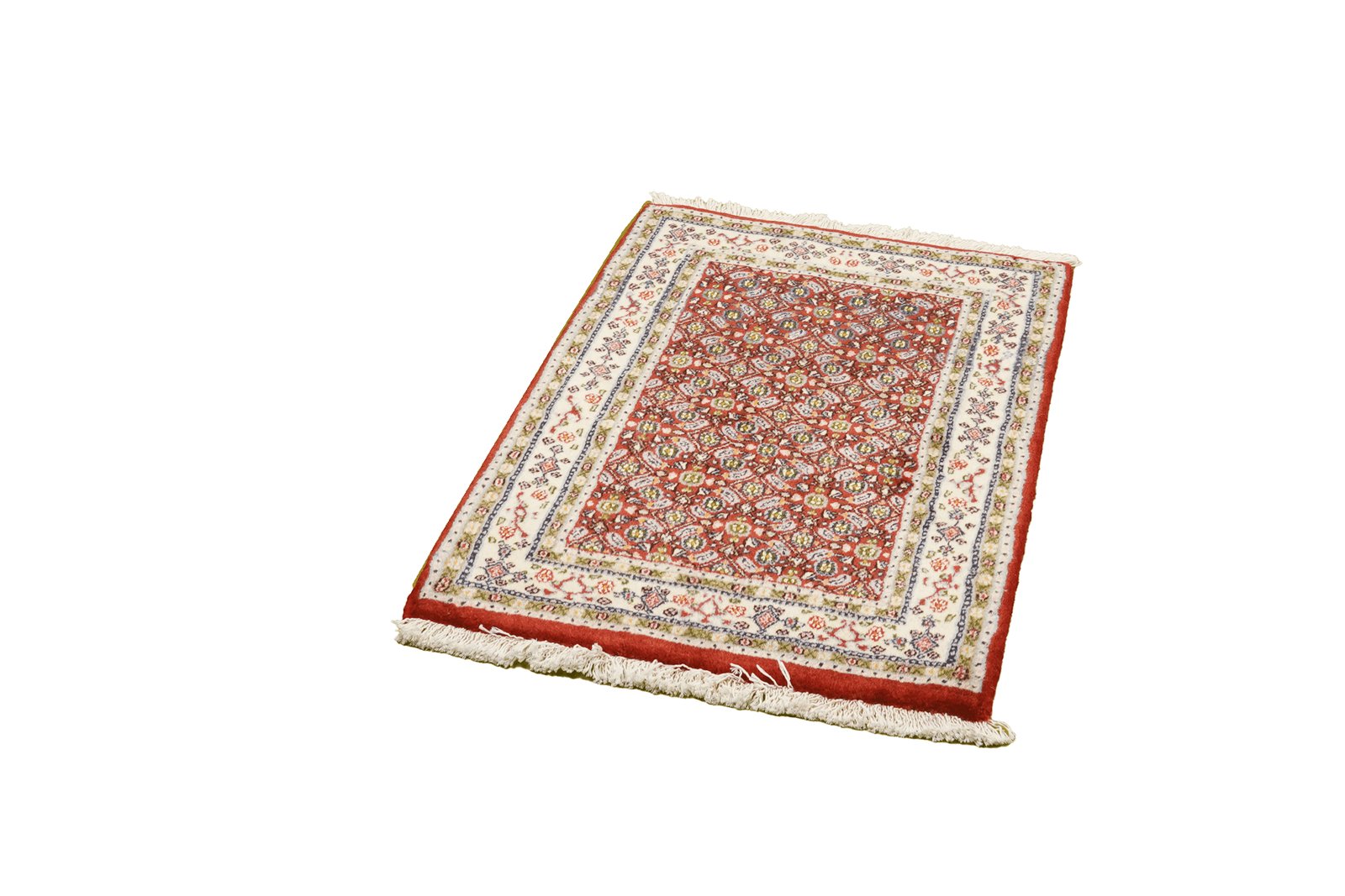 Moud Mahi — Hand-knotted, 58x86 cm, Red, 100% Virgin Wool | View 5