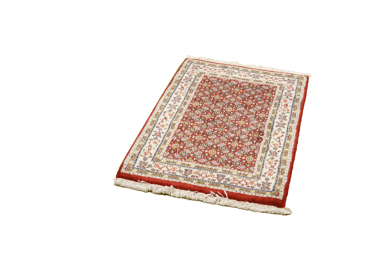 Moud Mahi — Hand-knotted, 58x86 cm, Red, 100% Virgin Wool | View 5