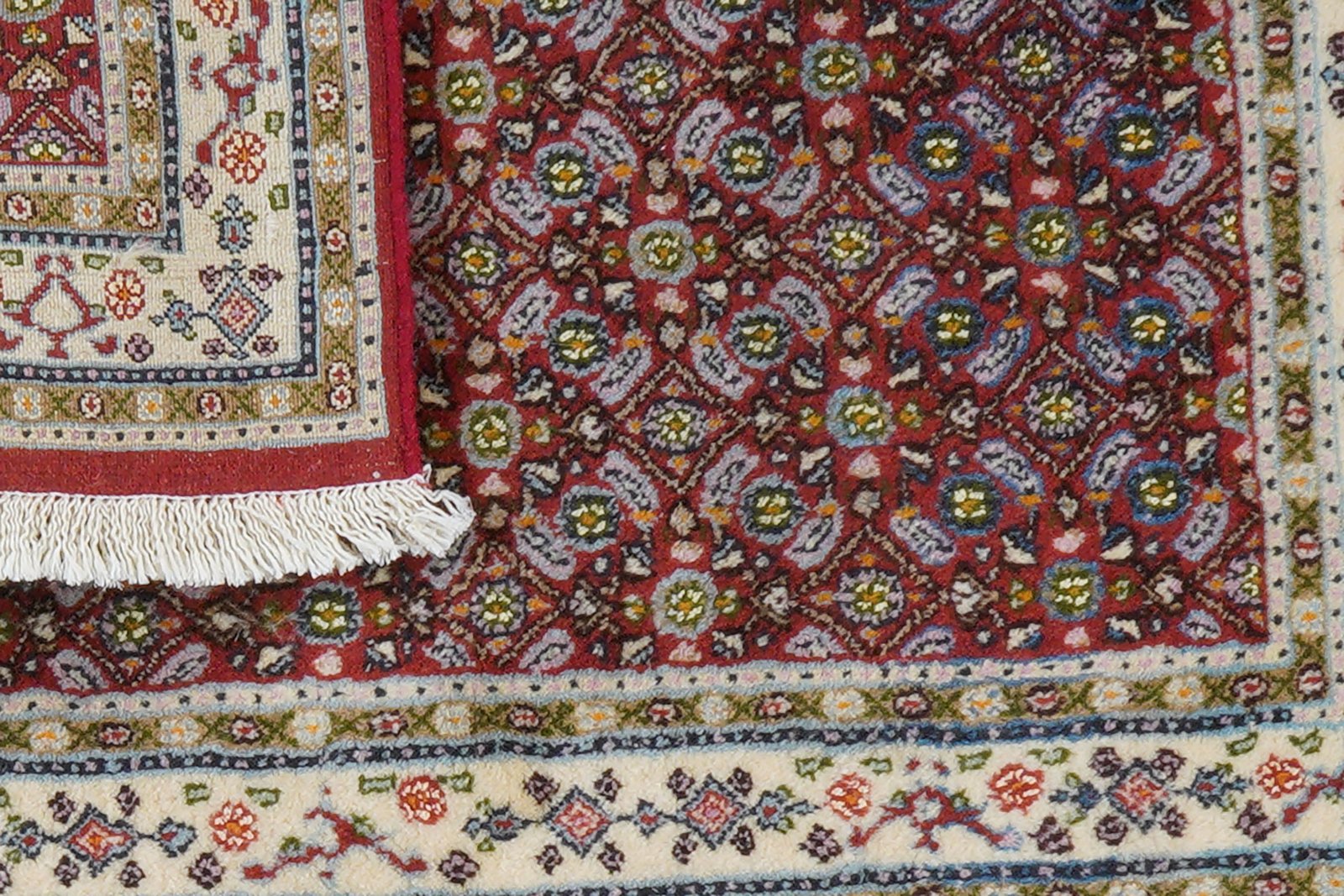 Moud Mahi — Hand-knotted, 58x86 cm, Red, 100% Virgin Wool | View 7