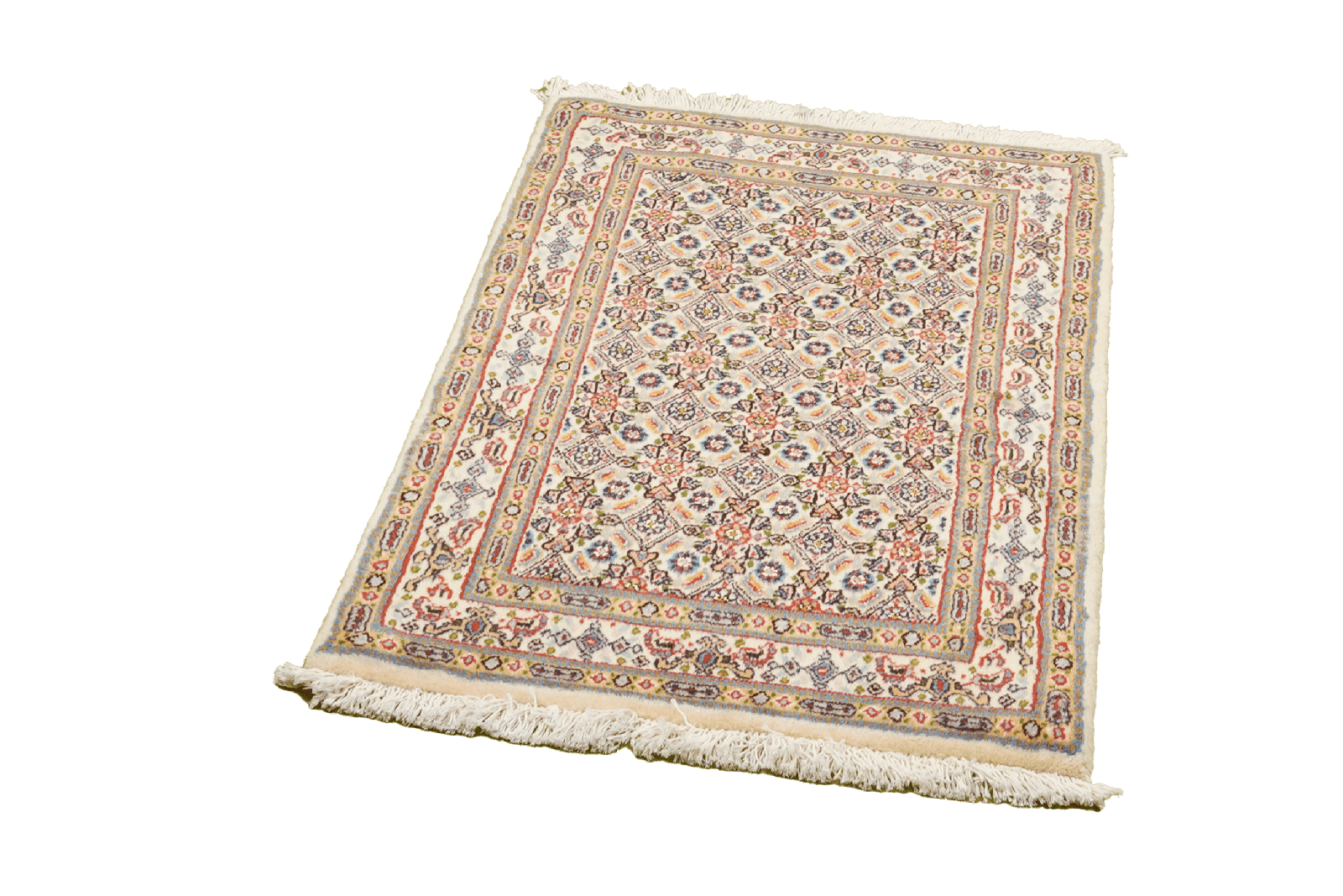 Moud Mahi — Hand-knotted, 58x89 cm, Beige, 100% Virgin Wool | View 5