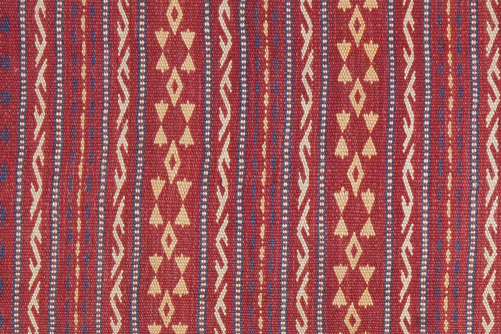 Kelim Kordi — Handmade, 98x155 cm, Red, 100% Virgin Wool | View 6