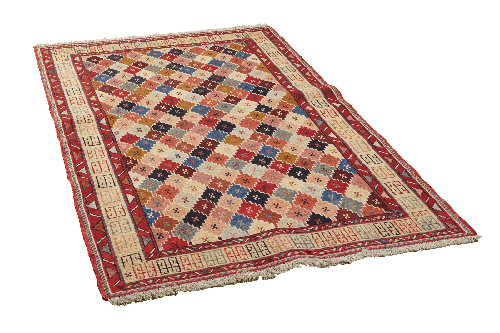 Sumak Shahsavan — Handmade, 102x143 cm, Multicolor, 100% Virgin Wool | View 4