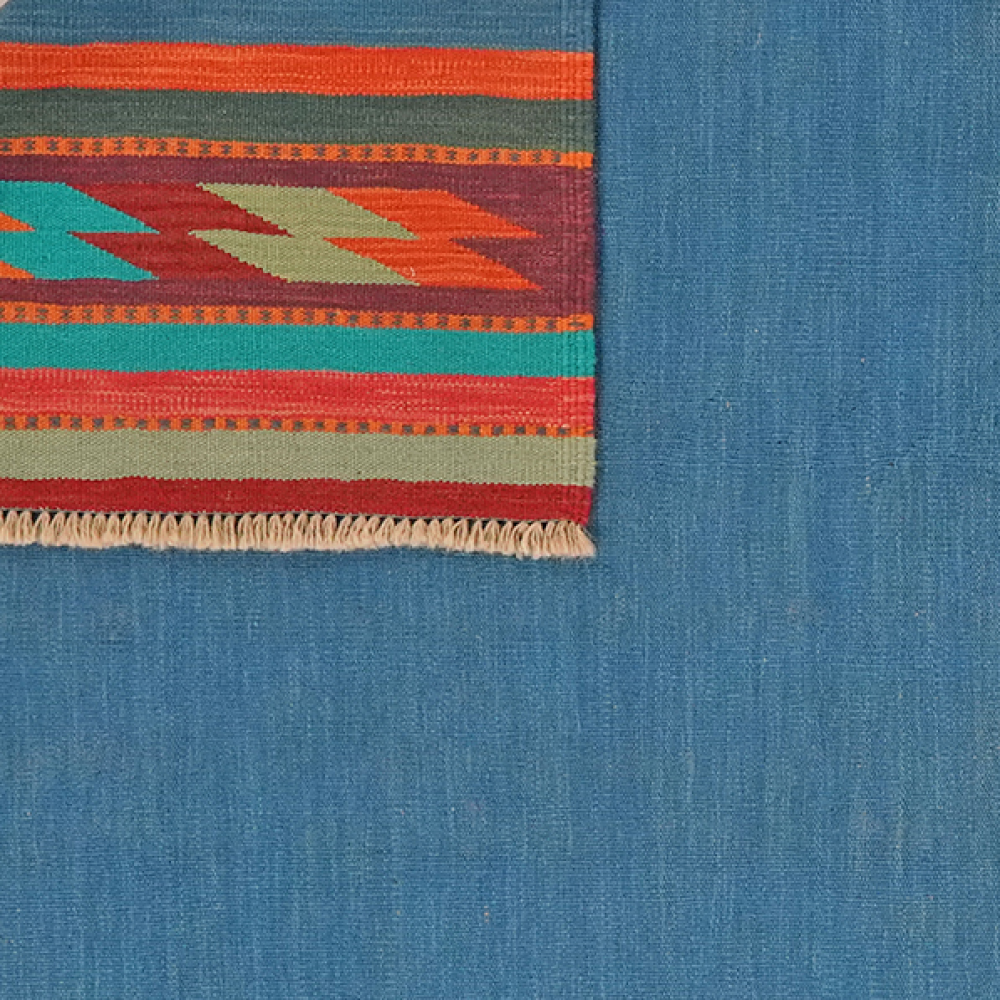 Kelim Gashgai — Handgefertigt, 251x173 cm, Bunt, 100% Virgin Wool | View 7