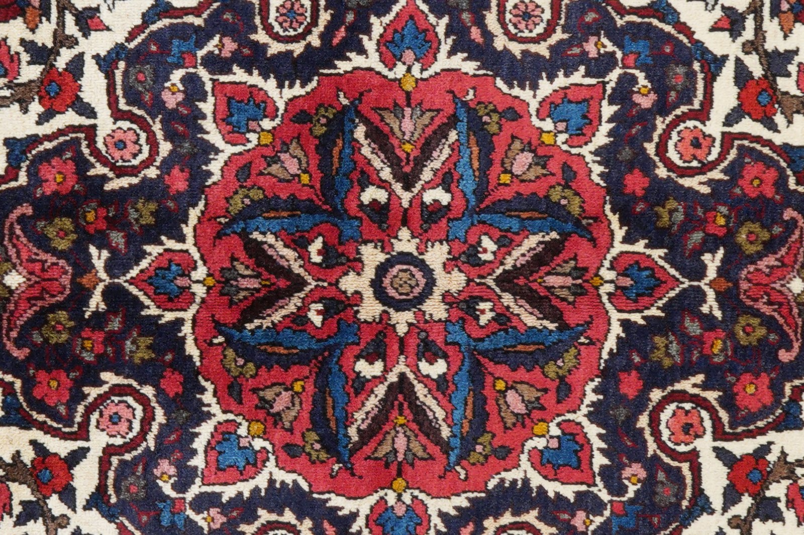 Bakhtiar — Hand-knotted, 211x315 cm, Red, 100% Virgin Wool | View 7