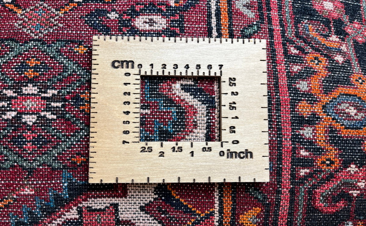 Hosseinabad — Hand-knotted, 161x215 cm, Red, 100% Virgin Wool | View 11
