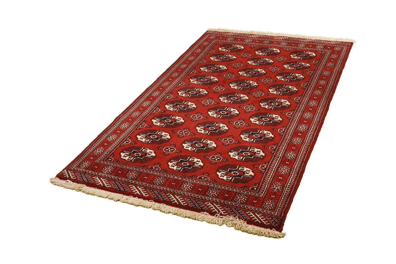 Turkman — Handgefertigt, 178x107 cm, Rot, 100% Virgin Wool | View 5