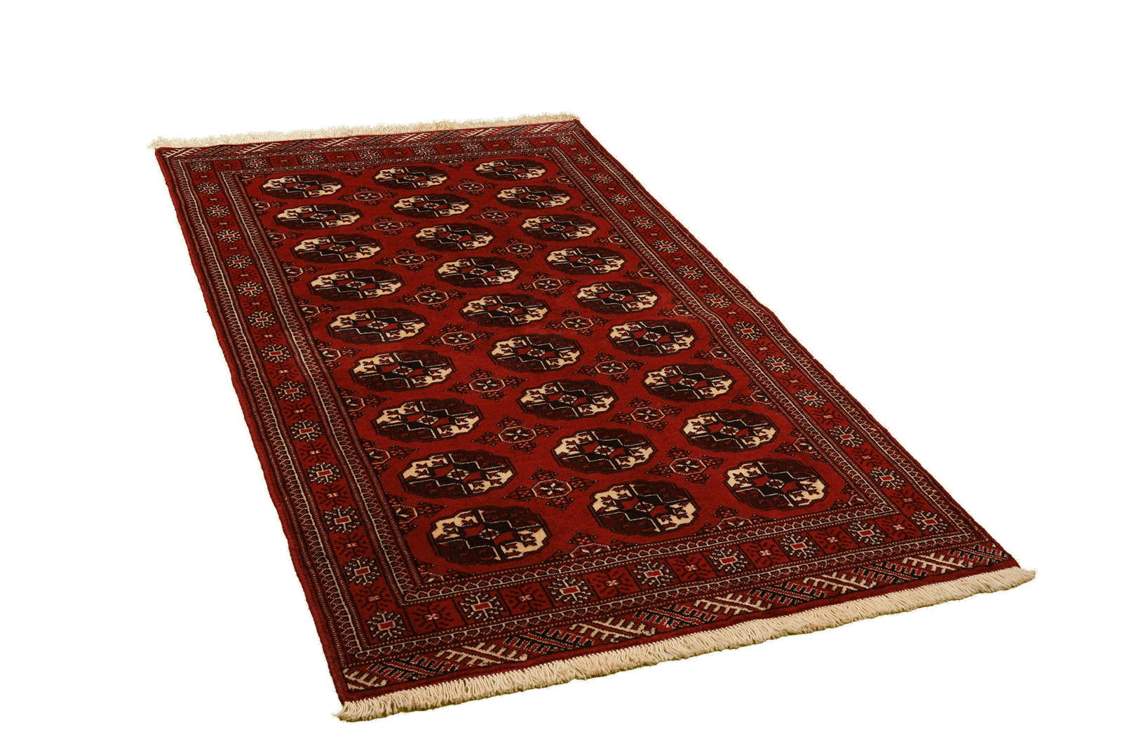 Turkman — Handgefertigt, 178x107 cm, Rot, 100% Virgin Wool | View 6