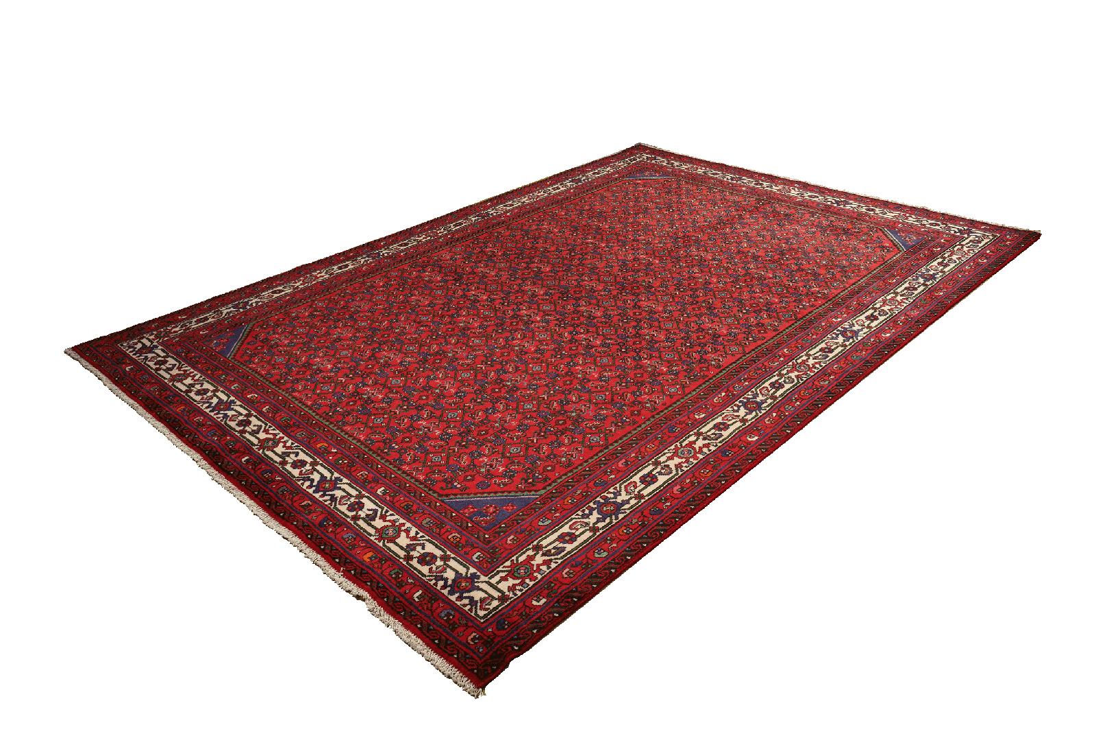 Indjelass — Hand-knotted, 207x301 cm, Red, 100% Virgin Wool | View 5