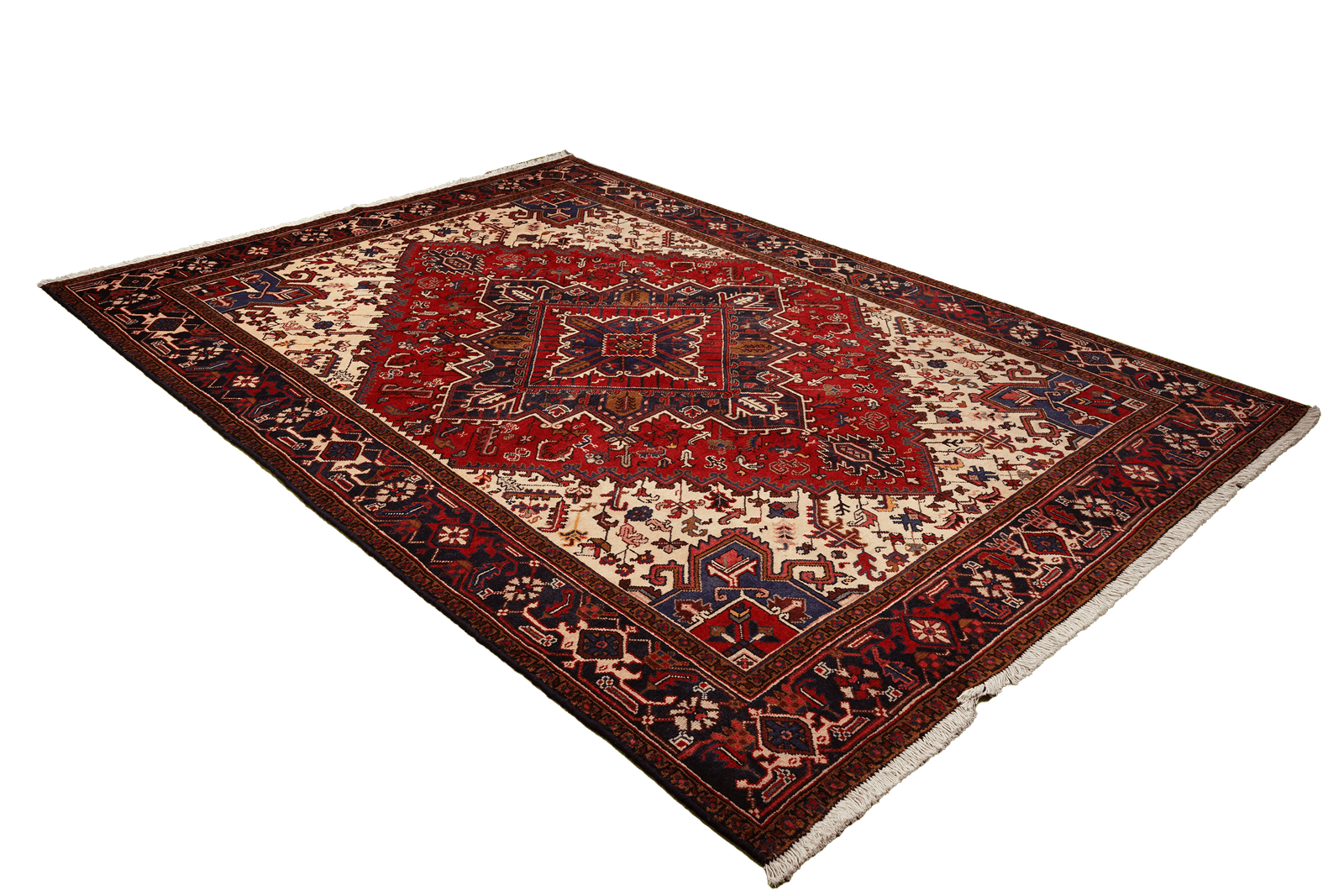 Mehrewan — Hand-knotted, 204x288 cm, Red, 100% Virgin Wool | View 4