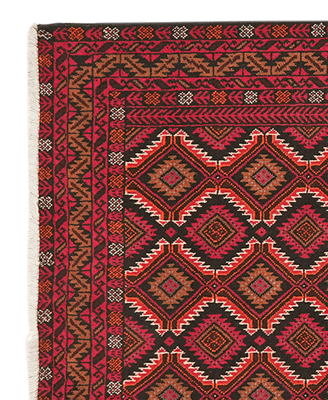 Belutch — Hand-knotted, 99x180 cm, Multicolor, 100% Virgin Wool | View 3