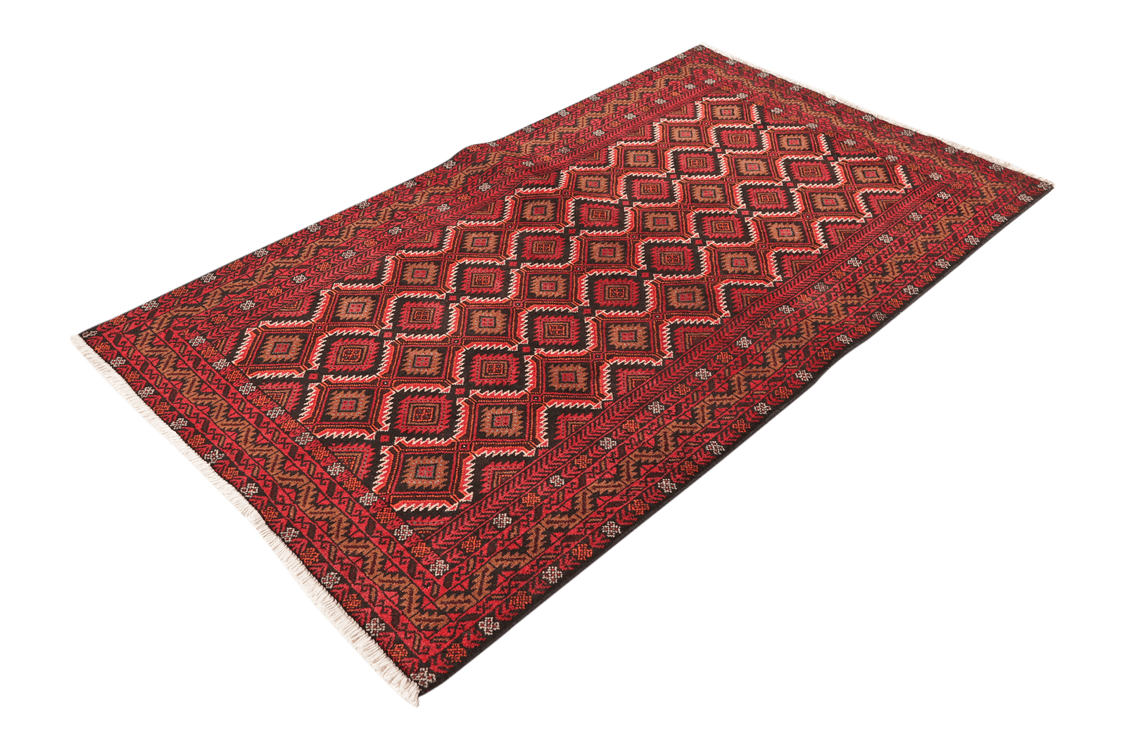 Belutch — Hand-knotted, 99x180 cm, Multicolor, 100% Virgin Wool | View 5
