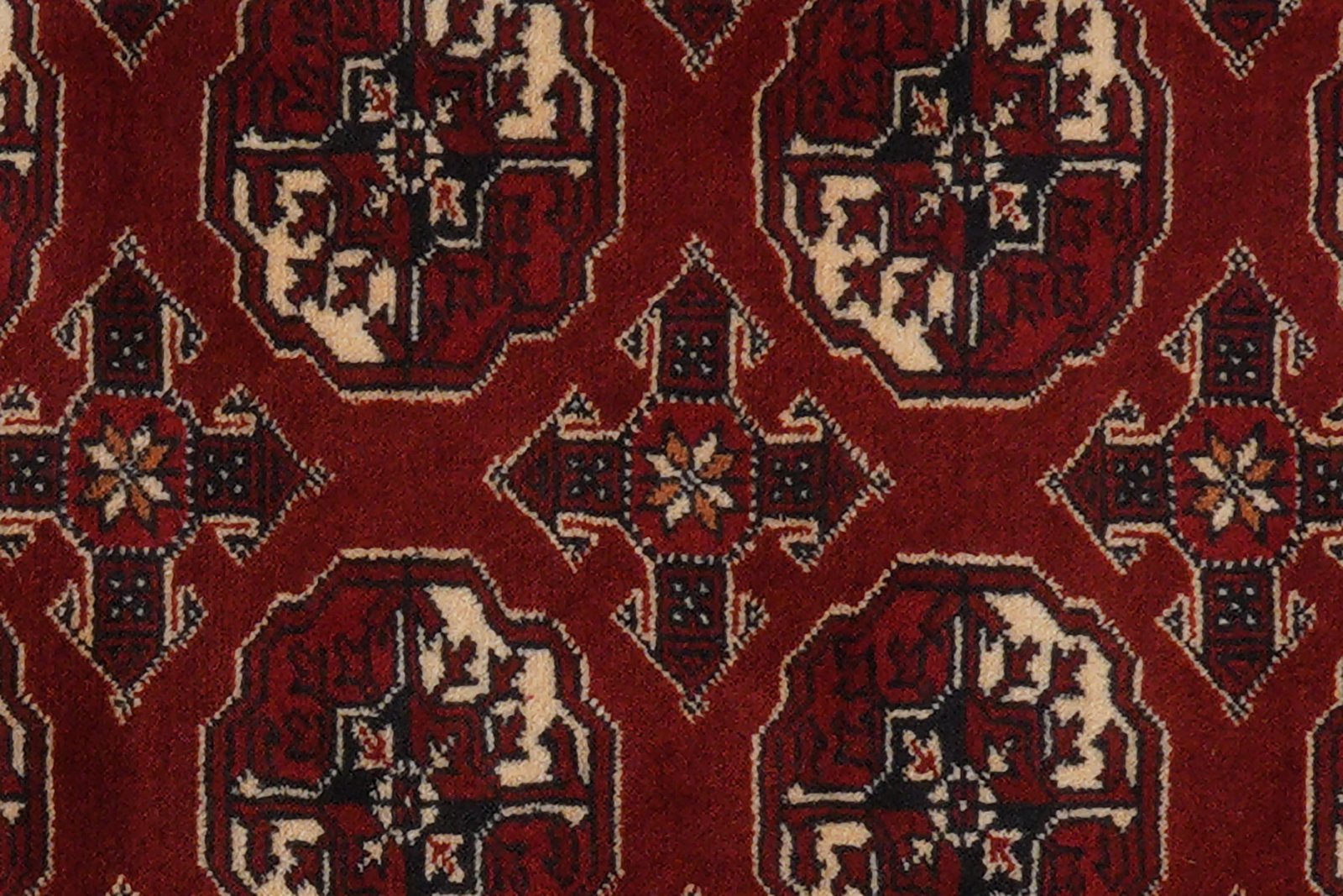 Turkman — Hand-knotted, 87x277 cm, Red, 100% Virgin Wool | View 7