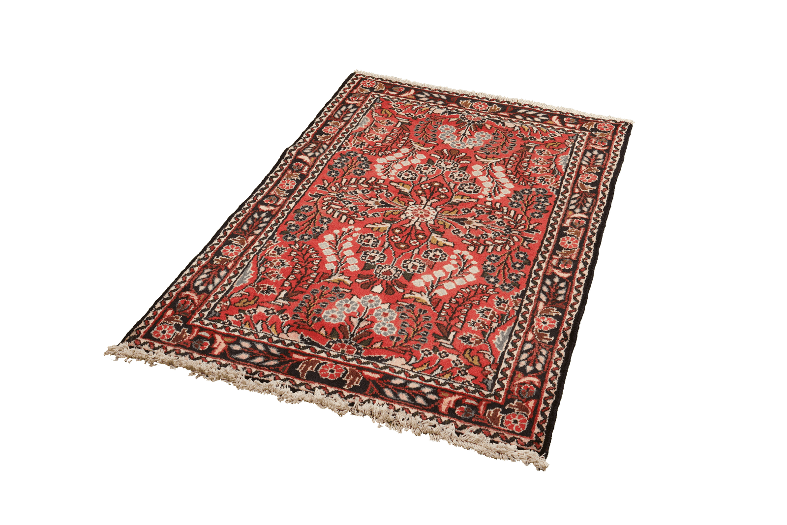 Dardjazin — Hand-knotted, 79x130 cm, Red, 100% Virgin Wool | View 5