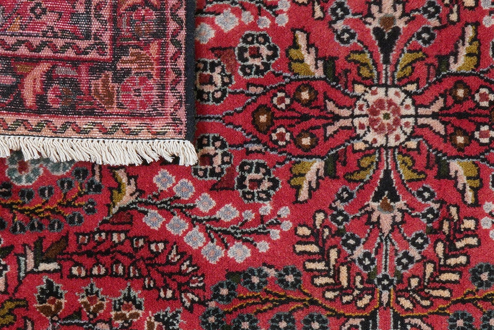 Dardjazin — Hand-knotted, 79x130 cm, Red, 100% Virgin Wool | View 7