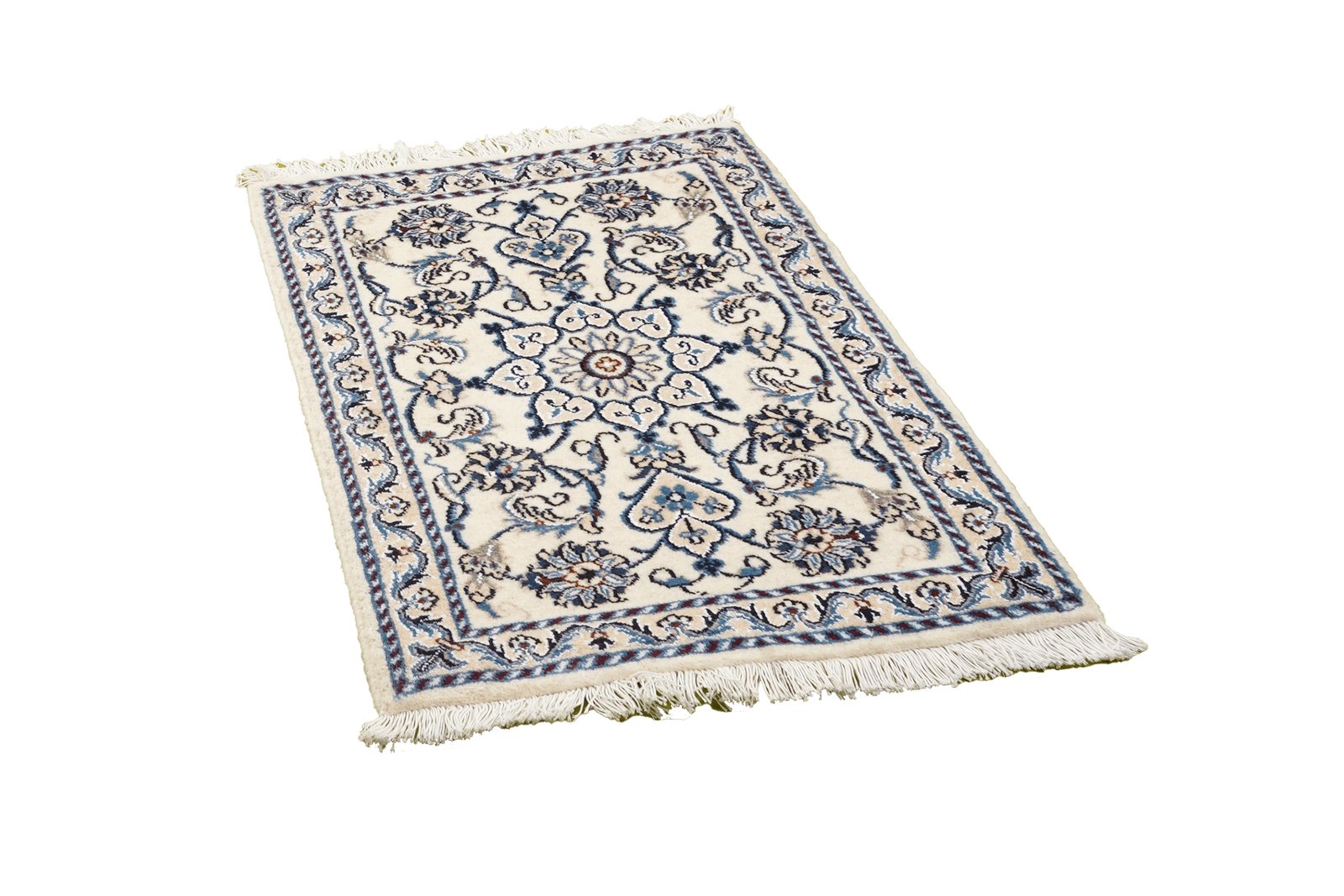 Nain 12La — Hand-knotted, 60x90 cm, Beige, 100% Virgin Wool | View 4