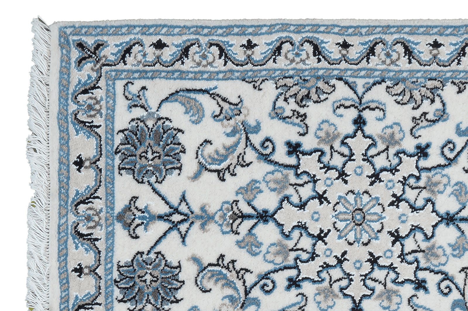 Nain 12La — Hand-knotted, 61x93 cm, Beige, 100% Virgin Wool | View 3