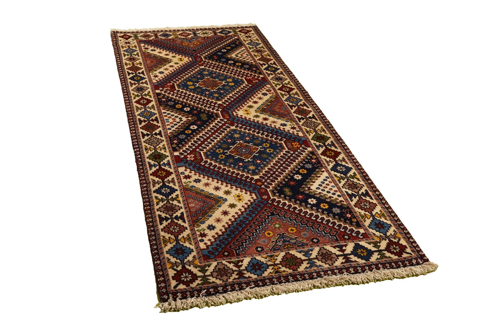 Yalameh — Hand-knotted, 82x192 cm, Beige, 100% Virgin Wool | View 4
