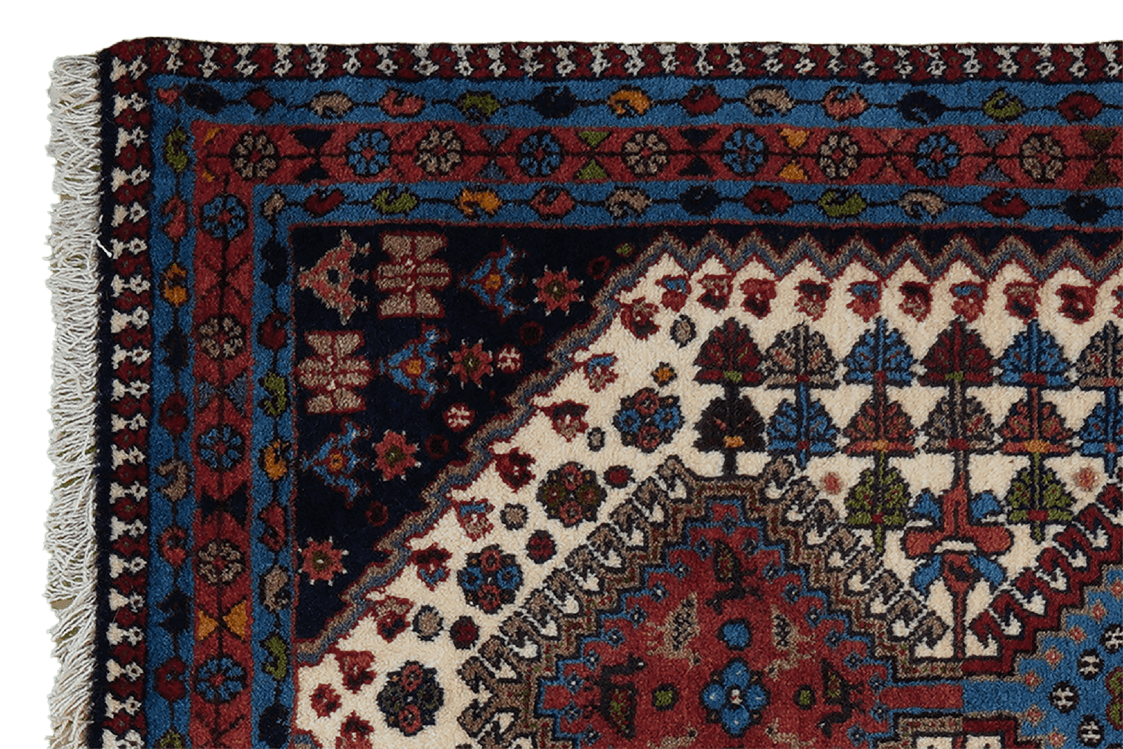 Yalameh — Hand-knotted, 81x127 cm, Beige, 100% Virgin Wool | View 3