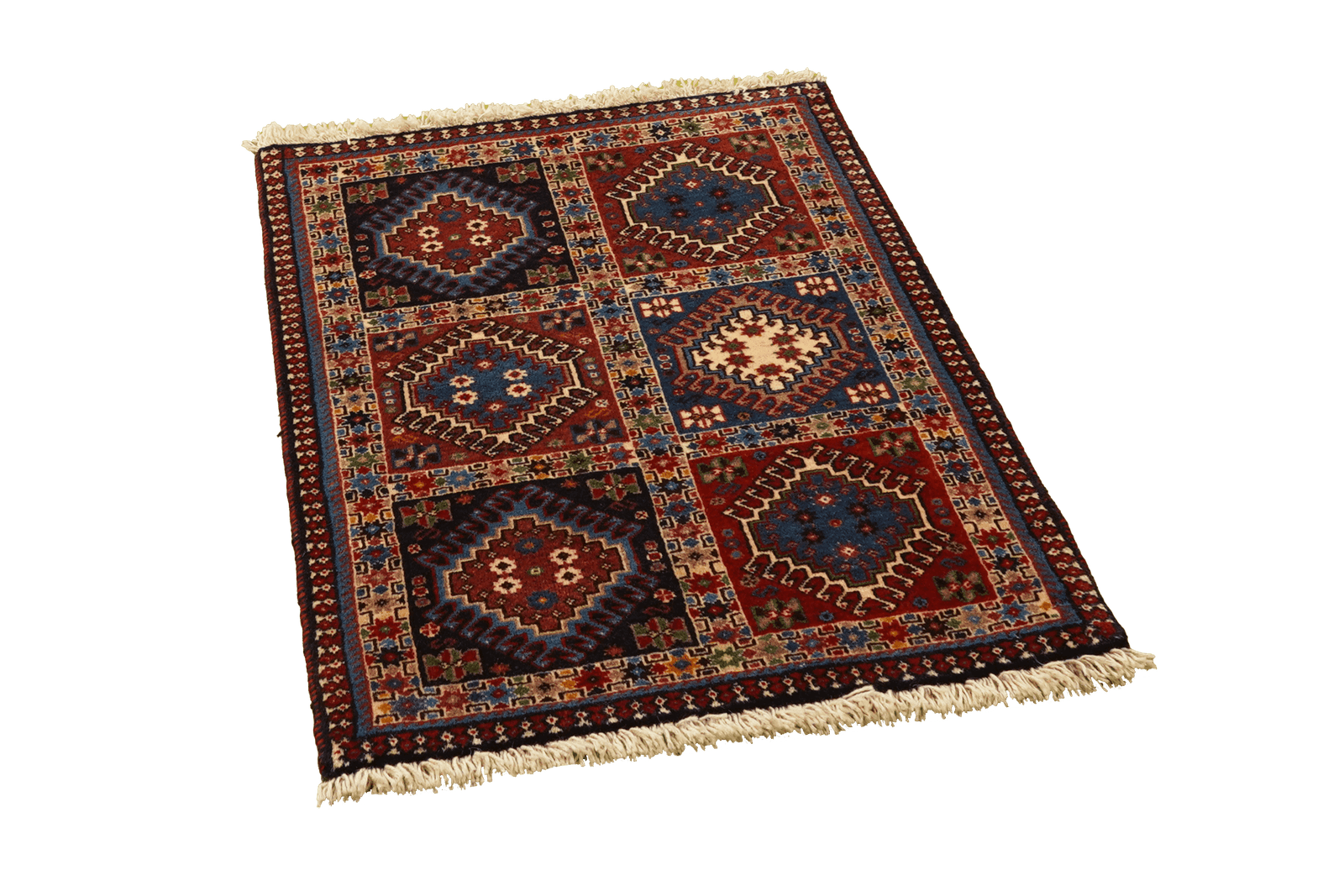 Yalameh — Hand-knotted, 63x93 cm, Multicolor, 100% Virgin Wool | View 4