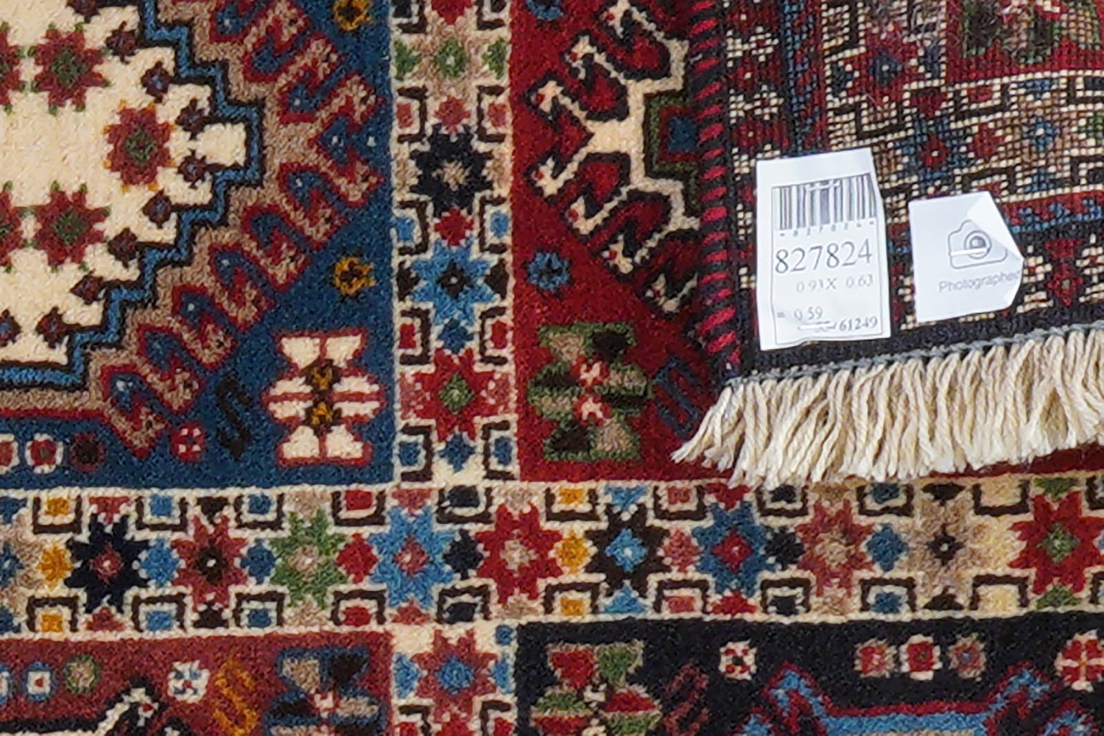 Yalameh — Hand-knotted, 63x93 cm, Multicolor, 100% Virgin Wool | View 6