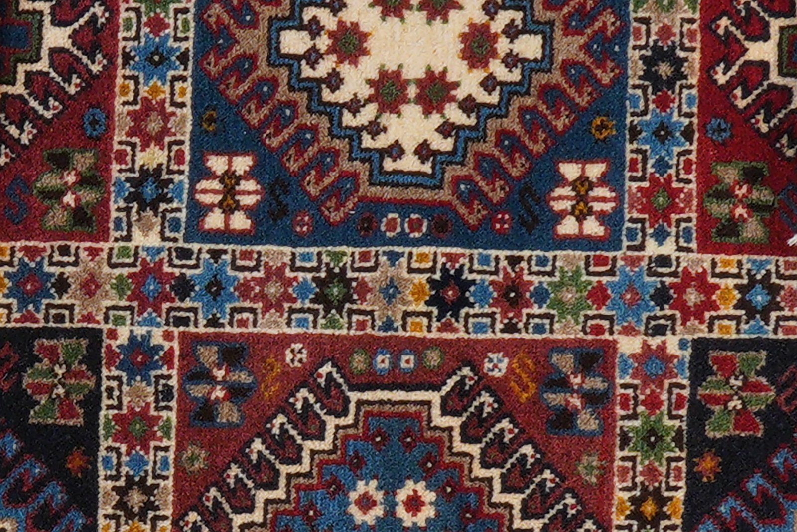 Yalameh — Hand-knotted, 63x93 cm, Multicolor, 100% Virgin Wool | View 7
