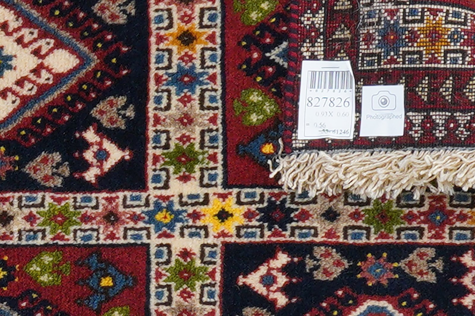 Yalameh — Hand-knotted, 60x93 cm, Multicolor, 100% Virgin Wool | View 6
