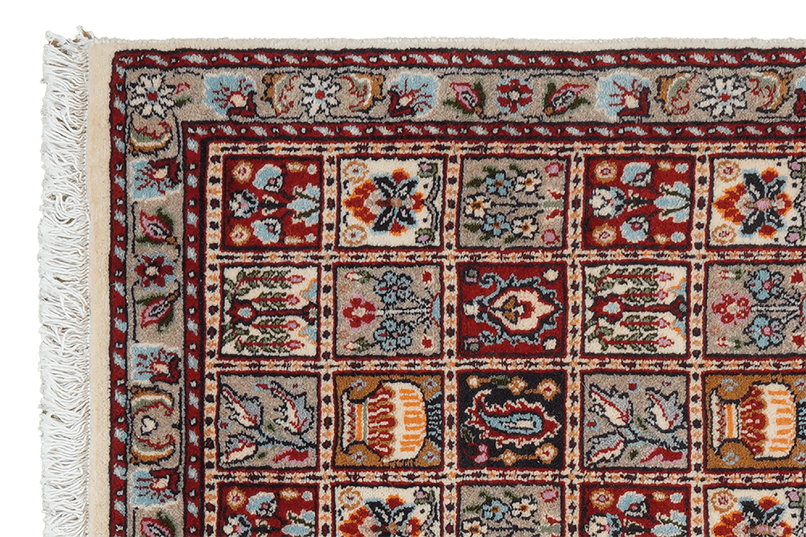 Moud Felder — Hand-knotted, 59x86 cm, Multicolor, 100% Virgin Wool | View 3
