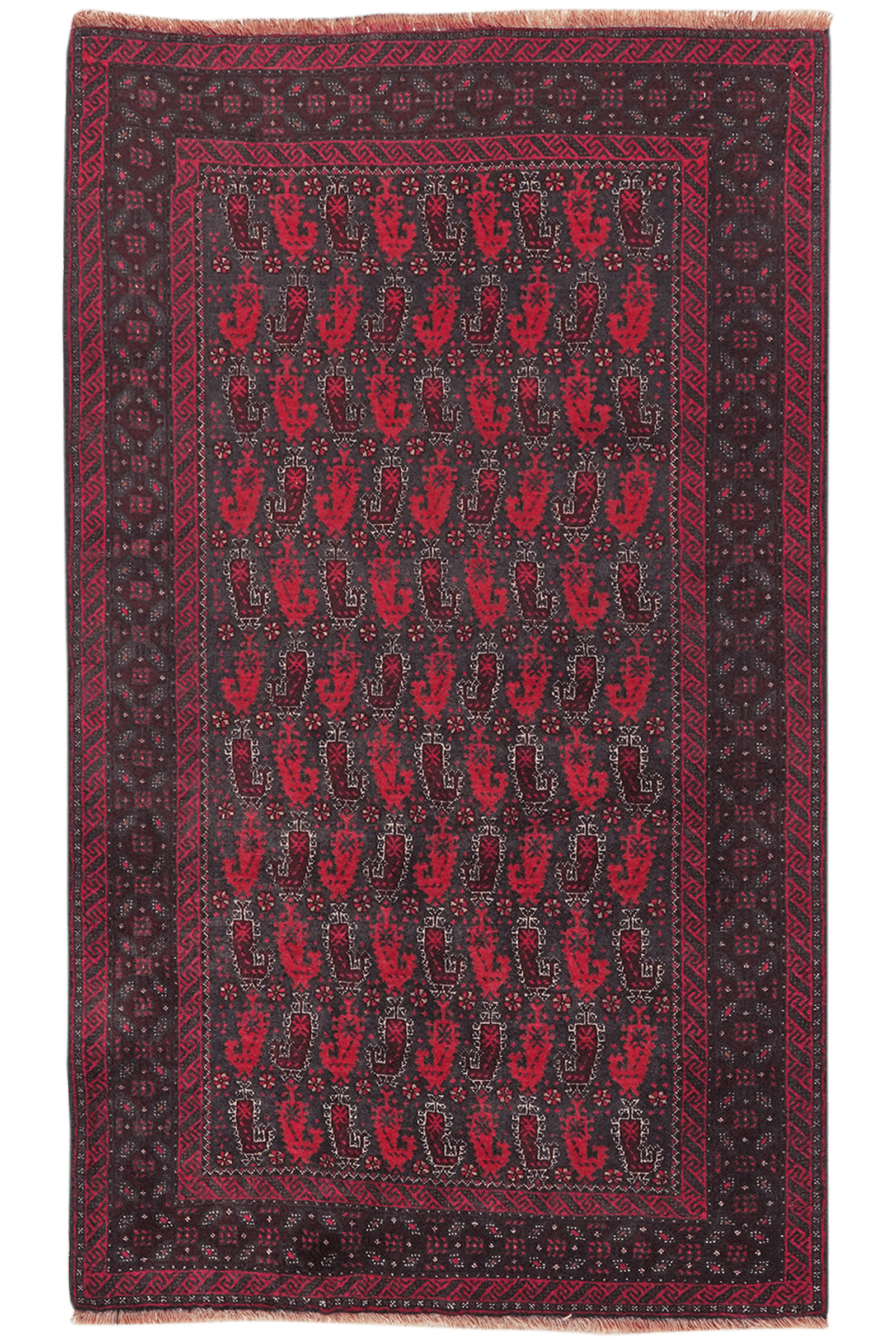 Belutch — Hand-knotted, 112x192 cm, Blue, 100% Virgin Wool | Main view